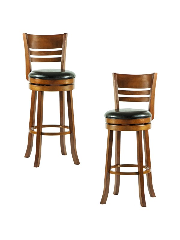 Набор 2 шт Стул барный DOBRIN WILLIAM BAR, шоколад, чёрный
