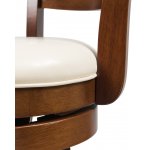 Набор 2 шт Стул барный DOBRIN WILLIAM BAR, шоколад, кремовый