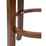 Набор 2 шт Стул барный DOBRIN WILLIAM BAR, шоколад, кремовый