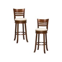 Набор 2 шт Стул барный DOBRIN WILLIAM BAR, шоколад, кремовый