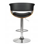 Набор 2 шт Стул барный DOBRIN OSTIN, цвет черный PU ABA 001