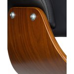 Набор 2 шт Стул барный DOBRIN OSTIN, цвет черный PU ABA 001