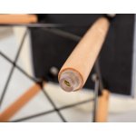 Стул обеденный DOBRIN BUTTERFLY, ножки светлый бук, цвет сиденья кремовый