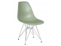 Стул обеденный DOBRIN DSR, ножки хром, цвет мятный (NX-G-09)