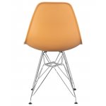 Стул обеденный DOBRIN DSR, ножки хром, цвет персиковый (NX-Y-06)
