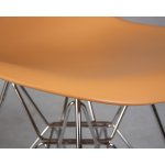 Стул обеденный DOBRIN DSR, ножки хром, цвет персиковый (NX-Y-06)