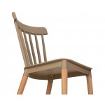 Стул обеденный DOBRIN THEO, ножки светлый бук, цвет бежевый (GR-03)