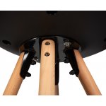 Набор 2 шт Стул полубарный DOBRIN RONNI, ножки светлый бук, черный (B-03)