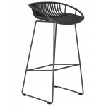 Набор 4 шт Стул барный DOBRIN FRANK, темно-серый