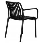 Набор 3 шт Стул обеденный DOBRIN WALTER ARM, черный (B-03)