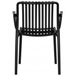 Набор 3 шт Стул обеденный DOBRIN WALTER ARM, черный (B-03)