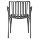 Набор 3 шт Стул обеденный DOBRIN WALTER ARM, темно-серый (GR-04)