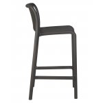 Стул полубарный DOBRIN CHLOE, темно-серый (GR-04)