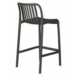 Стул полубарный DOBRIN CHLOE, темно-серый (GR-04)