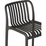 Стул полубарный DOBRIN CHLOE, темно-серый (GR-04)