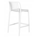 Набор 4 шт Стул полубарный DOBRIN CHLOE, белый