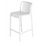 Набор 4 шт Стул полубарный DOBRIN CHLOE, белый