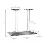 Подстолье обеденное DOBRIN GRANT WIDE