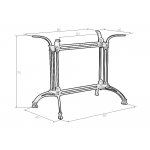 Подстолье обеденное DOBRIN JORDGE WIDE