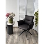 Стул DEAN 360 град.поворот. Темно-серый  экокожа  Maison 99# / Черный, ®DISAUR