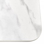 Стол Flame раскладной 116-155x80x76см, керамогранит белый мрамор, белый Стол Flame раскладной 116-155x80x76см, керамогранит белый мрамор, белый