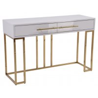 Стол-консоль Альма МС9005-120W, 120х40х78 см, белый глянцевый