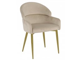 Стул обеденный Берклей D-1202D, бежевый/золото Стул обеденный Берклей D-1202D, бежевый/золото