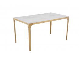 Стол обеденный Камео DT-3001, 105х70х76 см, белый мрамор (Статуарио)