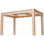 Стол TME-6931 MBH SWEDEN белый мрамор / MILKY WHITE  M-City