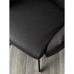 Стул DEAN 360 град.поворот. Темно-серый  экокожа  Maison 99# / Черный, ®DISAUR