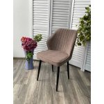 Стул VENA, цвет B5 Капучино, велюр/черный каркас М-City