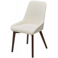 Стул CRISTIAN White A2635-1A, букле / орех, ®DISAUR