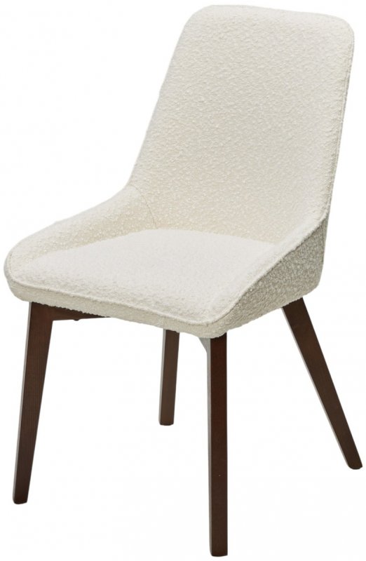 Стул CRISTIAN White A2635-1A, букле / орех, ®DISAUR