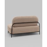 Диван Стоун велюр рельефный бежевый