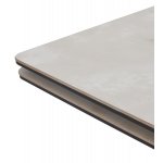 Стол ОРИГАМИ  240 AURA IVORY, керамика / Черный каркас М-City