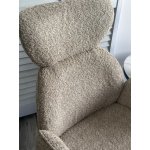 Стул VARDY 360 град.поворот. бежевый букле XD841-06 / Серый, ®DISAUR