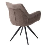Стул МАРК 360 град., цвет B-05/SIERRA-10 капучино, велюр / черный каркас М-City