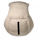 Кресло HUG латте, экокожа, шенилл