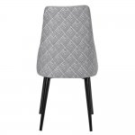 Стул Dave серый с жаккардом