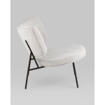 Кресло District Lounge букле светло-серый