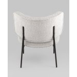 Кресло District Lounge букле светло-серый