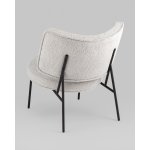 Кресло District Lounge букле светло-серый