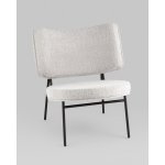 Кресло District Lounge букле светло-серый