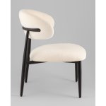 Кресло лаунж Ayla молочный