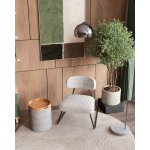 Кресло лаунж Kate серый