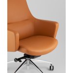 Кресло руководителя TopChairs Ferris коричневое