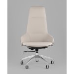 Кресло руководителя TopChairs Soulo светло-серый, серый