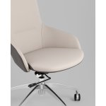 Кресло руководителя TopChairs Soulo светло-серый, серый