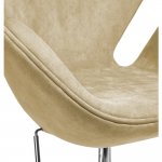Кресло SWAN STYLE CHAIR карамельный, искусственная замша Кресло SWAN STYLE CHAIR карамельный, искусственная замша