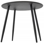 Стол МИЛТОН D89 PANDORA LIGHT  122 BG, керамика / Черный каркас М-City